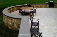 This is another view of the Redding, CT patio.