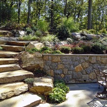 Natural Boulder / Step Creations | Femia Landscaping