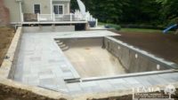 Another view of the New Canaan, CT pool drain.