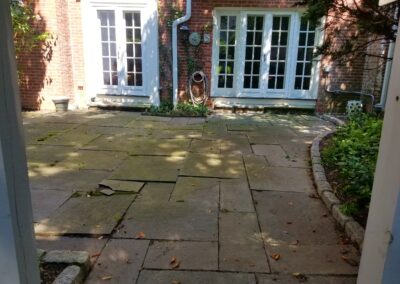 Patio Reconstruction/ Drainage Project in New Canaan, CT