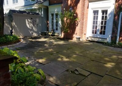Patio Reconstruction/ Drainage Project in New Canaan, CT